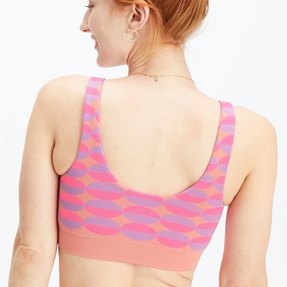 FABLETICS DOTTIE GEO SEAMLESS BRA - Size L - NWT - Picture 4 of 5